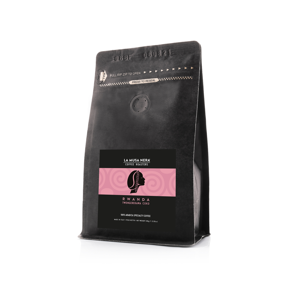 LA MUSA NERA Rwanda Twongwere Kawa Coko - zrno 200g LA MUSA NERA Rwanda Twongwere Kawa Coko - zrno 200g